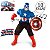Capitão America Boneco Gigante Vingador Com Som 50cm Marvel ref.0582 - Imagem 3