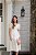 VESTIDO MIDI LINHO FIRENZE OFF-WHITE - Imagem 1