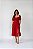 VESTIDO LINHO MIDI CHIARA RED /limited edition/ - Imagem 1
