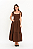 VESTIDO MIDI MAITÊ MARROM - Imagem 1