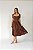 VESTIDO MIDI MAITÊ MARROM - Imagem 1
