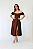 VESTIDO LINHO MIDI CHIARA MARROM /Limited Edition/ - Imagem 5