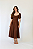 VESTIDO LINHO MIDI CHIARA MARROM /Limited Edition/ - Imagem 8