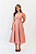 VESTIDO LINHO MIDI CHIARA ROSA VINTAGE - Imagem 1