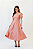 VESTIDO LINHO MIDI CHIARA ROSA VINTAGE - Imagem 3
