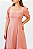 VESTIDO LINHO MIDI CHIARA ROSA VINTAGE - Imagem 4