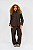 PIJAMA ALGODÃO MARROM LONGO - Imagem 1
