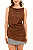 BLUSA LIZ MULTIAMARRAÇÕES MARROM - Imagem 1