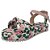 Sandália Menina Com Rosas Estampadas - Imagem 5