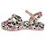 Sandália Menina Com Rosas Estampadas - Imagem 3