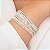 Conjunto 5 Pulseiras em Zircônias Cristal em Ródio - Imagem 1