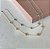 Choker 5 Trevos Laminados Dourados - Imagem 1