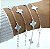 Pulseira Trevos Laminados - Imagem 1