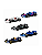 Hot Wheels Patch 5 Fórmula 1 F1 Multicolorido - 5-Pack - 2025 - Loose - Imagem 2