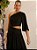 Vestido Longo Preto  Um Ombro Corgie - Imagem 2