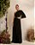Vestido Longo Preto  Um Ombro Corgie - Imagem 3
