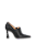Scarpin Decote Alto em Couro e Salto Alto Flare Luiza Barcelos - Imagem 3