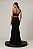 Vestido Longo Cut Out com Renda Caos Moda - Imagem 2