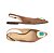 Sapatilha Slingback com Pedra Turquesa Luiza Barcelos - Imagem 1