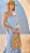 Vestido Listrado Midi Babado Fleche D'Or - Imagem 2