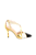 Scarpin Slingback Salto Fino Alto em Couro Multicor Luiza Barcelos - Imagem 3