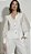 Camisa Branco  Chiffon Detalhes renda Thamara Capelão - Imagem 1