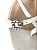 Mule Salto Flare Tiras Cruzadas e Fivela de Cristais Luiza Barcelos - Imagem 4
