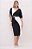 Vestido Preto e Branco Marcia Morais - Imagem 1