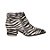 Bota Cano Curto em Couro Zebra Luiza Barcelos - Imagem 3