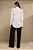 Camisa Feminina Chiffon com Renda Bordada Thamara Capelão - Imagem 4