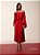 Vestido Midi Cetim Vermelho Maracujá Oficial - Imagem 2