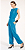 Conjunto Crepe Georgette Azul Lagoa Skazi - Imagem 2