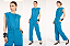 Conjunto Crepe Georgette Azul Lagoa Skazi - Imagem 5