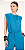 Conjunto Crepe Georgette Azul Lagoa Skazi - Imagem 4