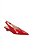Scarpin Slingback de Salto Baixo em Verniz Luiza Barcelos - Imagem 2