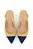 Scarpin Slingback Salto Médio Camurça Bicolor Luiza Barcelos - Imagem 3