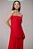 Blusa Strapless Fendas Laterais Caos Moda - Imagem 1