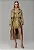 Trench Coat Clássico Longo com Lapela Dupla Caos Moda - Imagem 1