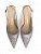 Scarpin Slingback Couro e Camurça Cinza Luiza Barcelos - Imagem 5