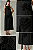 Vestido Midi Linho 100% Natural Aplicação Flor 613 Oficial - Imagem 4