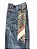 Calça Jeans com Pesponto Vermelho Lenço Caos Moda - Imagem 3