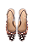 Scarpin Slingback Salto Médio em Couro Animalier Luiza Barcelos - Imagem 6