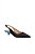 Scarpin Slingback Salto Baixo em Couro Luiza Barcelos - Imagem 3