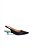 Scarpin Slingback Salto Baixo em Couro Luiza Barcelos - Imagem 4