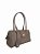 Bolsa Média Feminina Estruturada em Couro Taupe Luiza Barcelos - Imagem 8