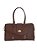 Bolsa Grande Feminina Estruturada em Couro Taupe Luiza Barcelos - Imagem 5