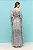 Vestido Tule Estampa Nuven Thamara Elegante - Imagem 4