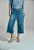Bermuda Feminina Maxi Cinto Denim Estonada - Imagem 2