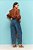 Calça Jeans com Detalhe de Lenço Thamara Capelão - Imagem 2