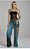 Calça Wide Leg Com Pintura e Tranfer Caos Moda - Imagem 1
